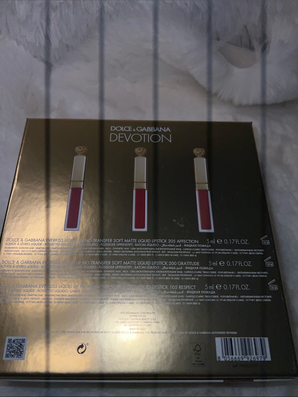 Dolce & Gabanna Everkiss Liquid Lip No Transfer Soft Matte Liquid Lipstick set - Picture 3 of 3